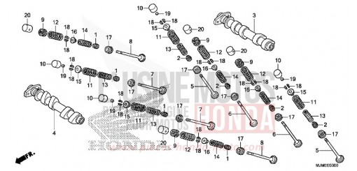 CAMSHAFT/VALVE (FRONT) VFR800XH de 2017